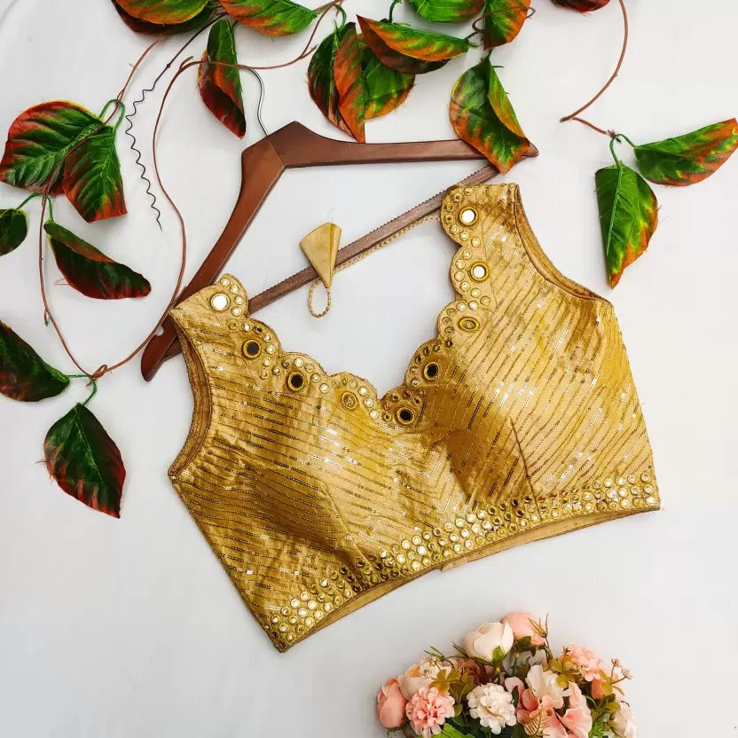 Mirror Hand Work Blouse Anant Tex Exports Private Limited