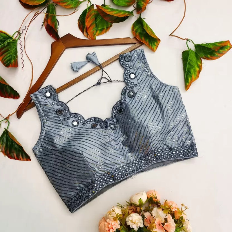 Mirror Hand Work Blouse Anant Tex Exports Private Limited