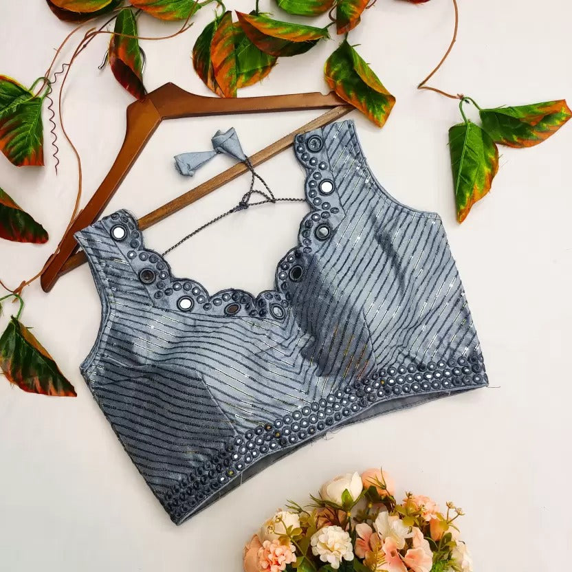 Mirror Hand Work Blouse Anant Tex Exports Private Limited