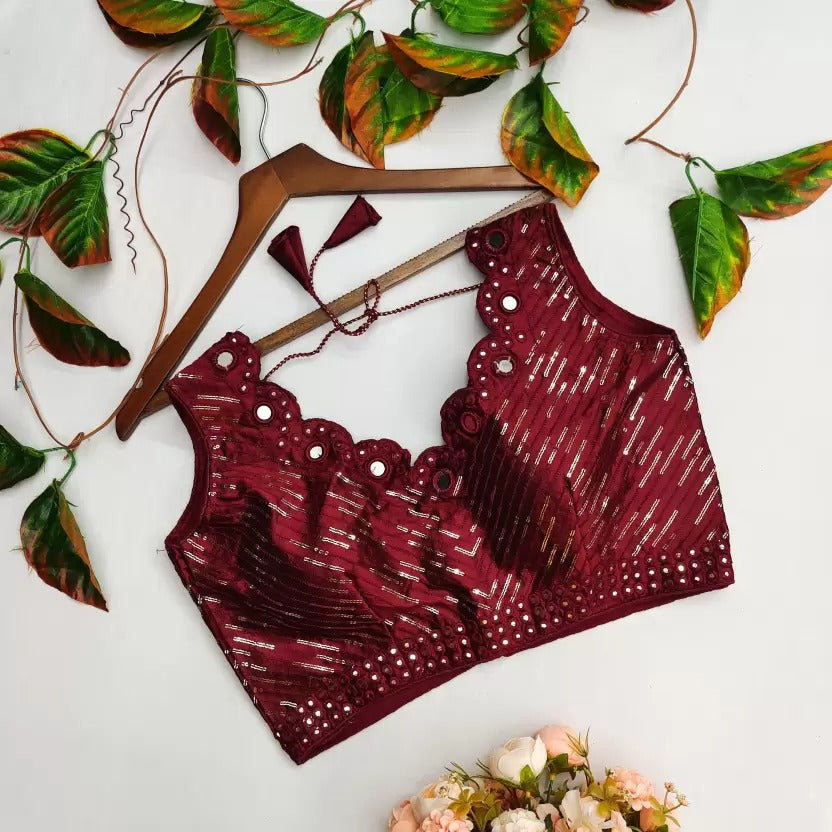 Mirror Hand Work Blouse Anant Tex Exports Private Limited