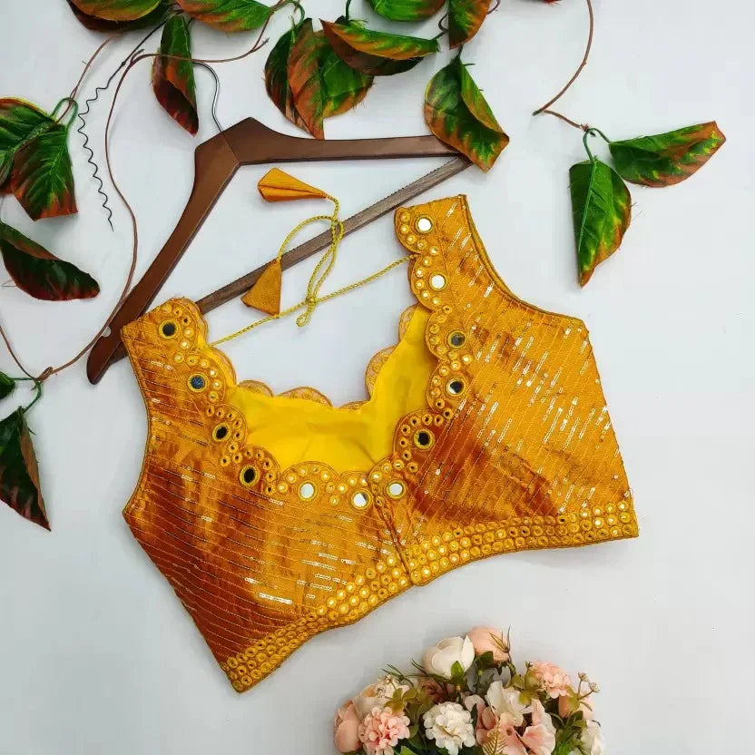 Mirror Hand Work Blouse Anant Tex Exports Private Limited