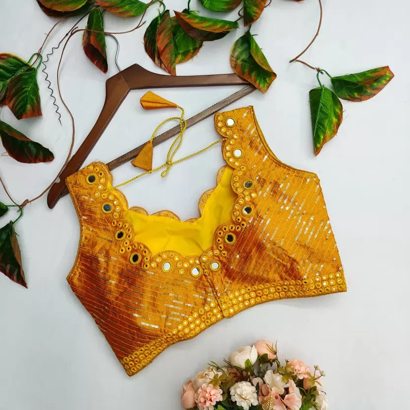 Mirror Hand Work Blouse Anant Tex Exports Private Limited