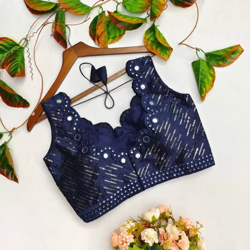 Mirror Hand Work Blouse Anant Tex Exports Private Limited