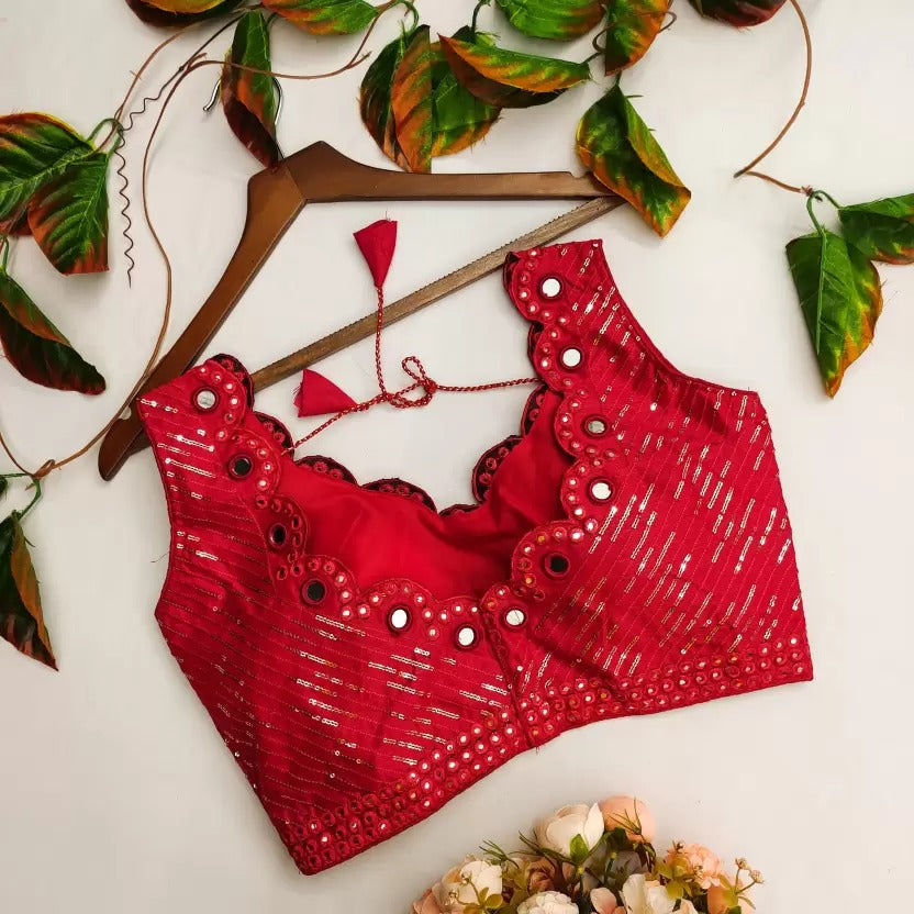 Mirror Hand Work Blouse Anant Tex Exports Private Limited