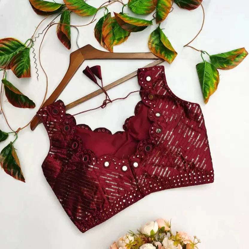 Mirror Hand Work Blouse Anant Tex Exports Private Limited