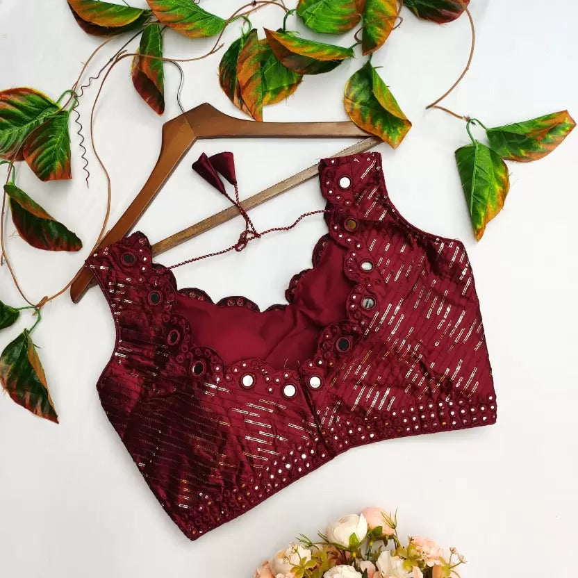 Mirror Hand Work Blouse Anant Tex Exports Private Limited