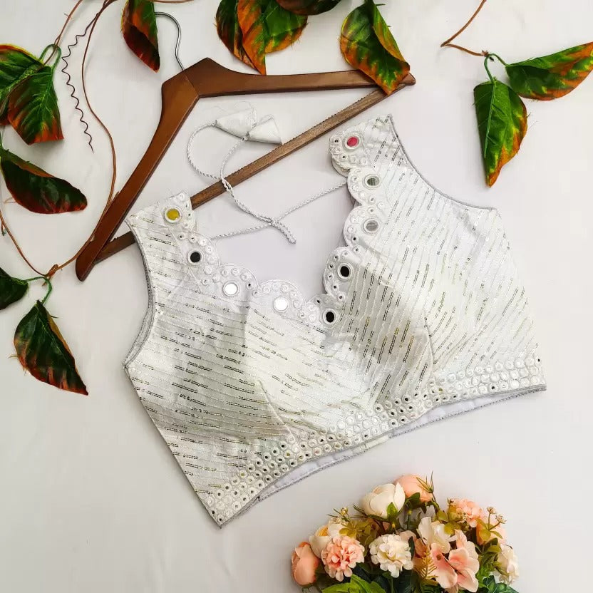 Mirror Hand Work Blouse Anant Tex Exports Private Limited