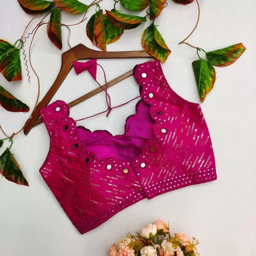 Mirror Hand Work Blouse Anant Tex Exports Private Limited