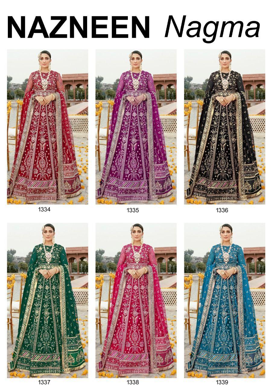 NAZNEEN NAGMA 1334 SERIES DESIGNER LEHENGA Anant Tex Exports Private Limited