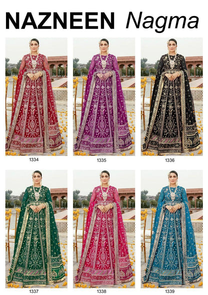 NAZNEEN NAGMA 1334 SERIES DESIGNER LEHENGA Anant Tex Exports Private Limited
