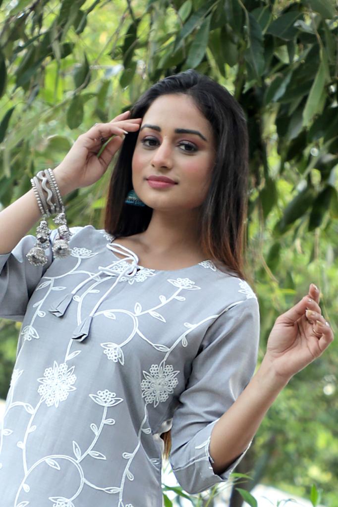 Cotton Kurti With Bottom Set KURTI