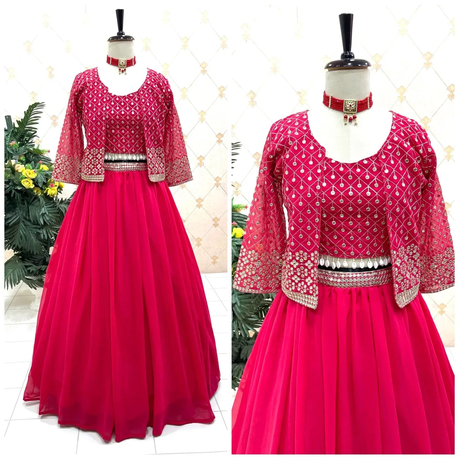 New Designer Party Wear koti With Lehenga Choli Anant Tex Exports Private Limited