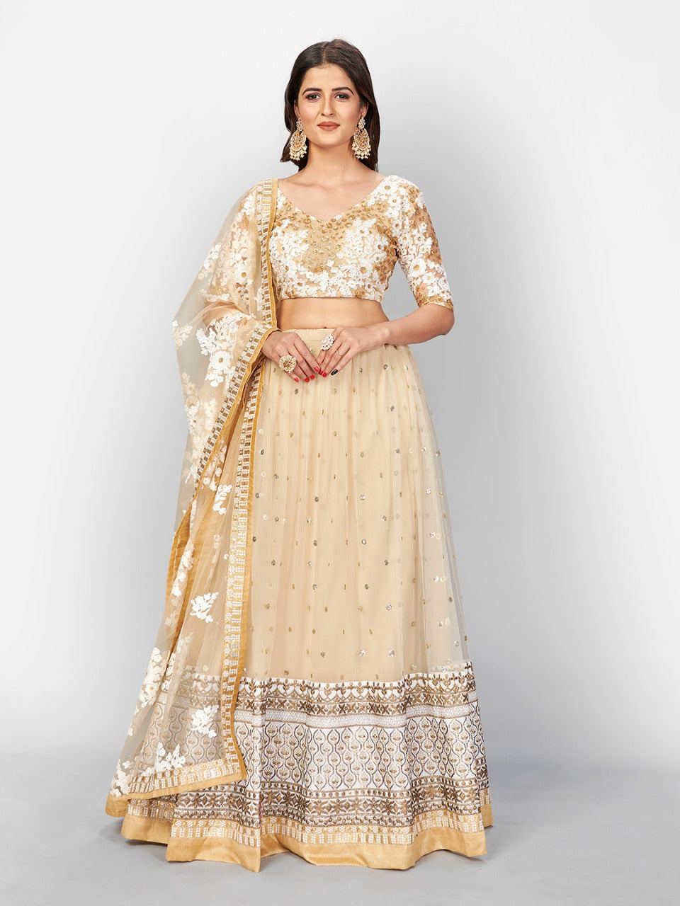 Party Wear Designer Soft Net Lehenga Anant Tex Exports Private Limited