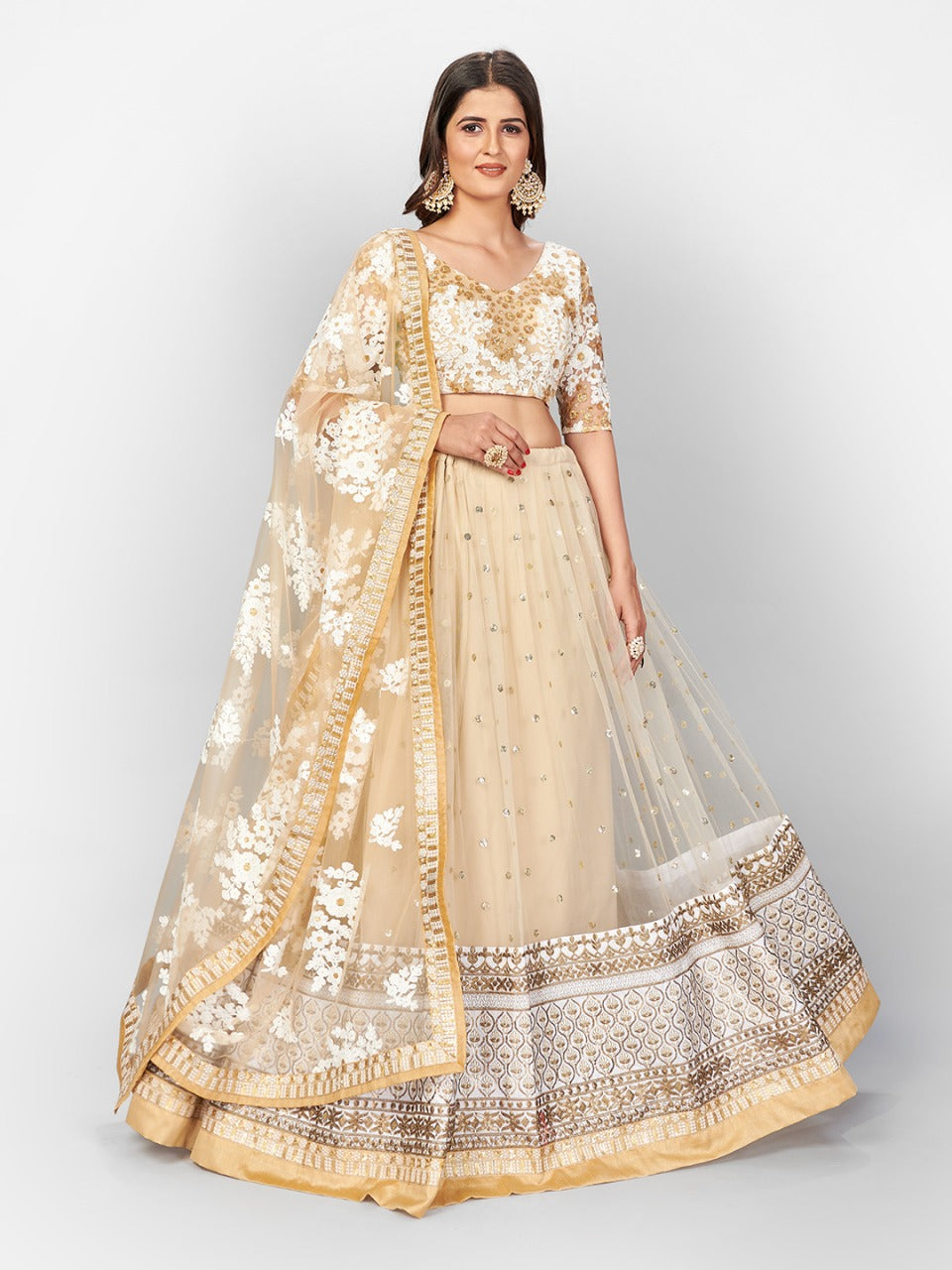 Party Wear Designer Soft Net Lehenga Anant Tex Exports Private Limited