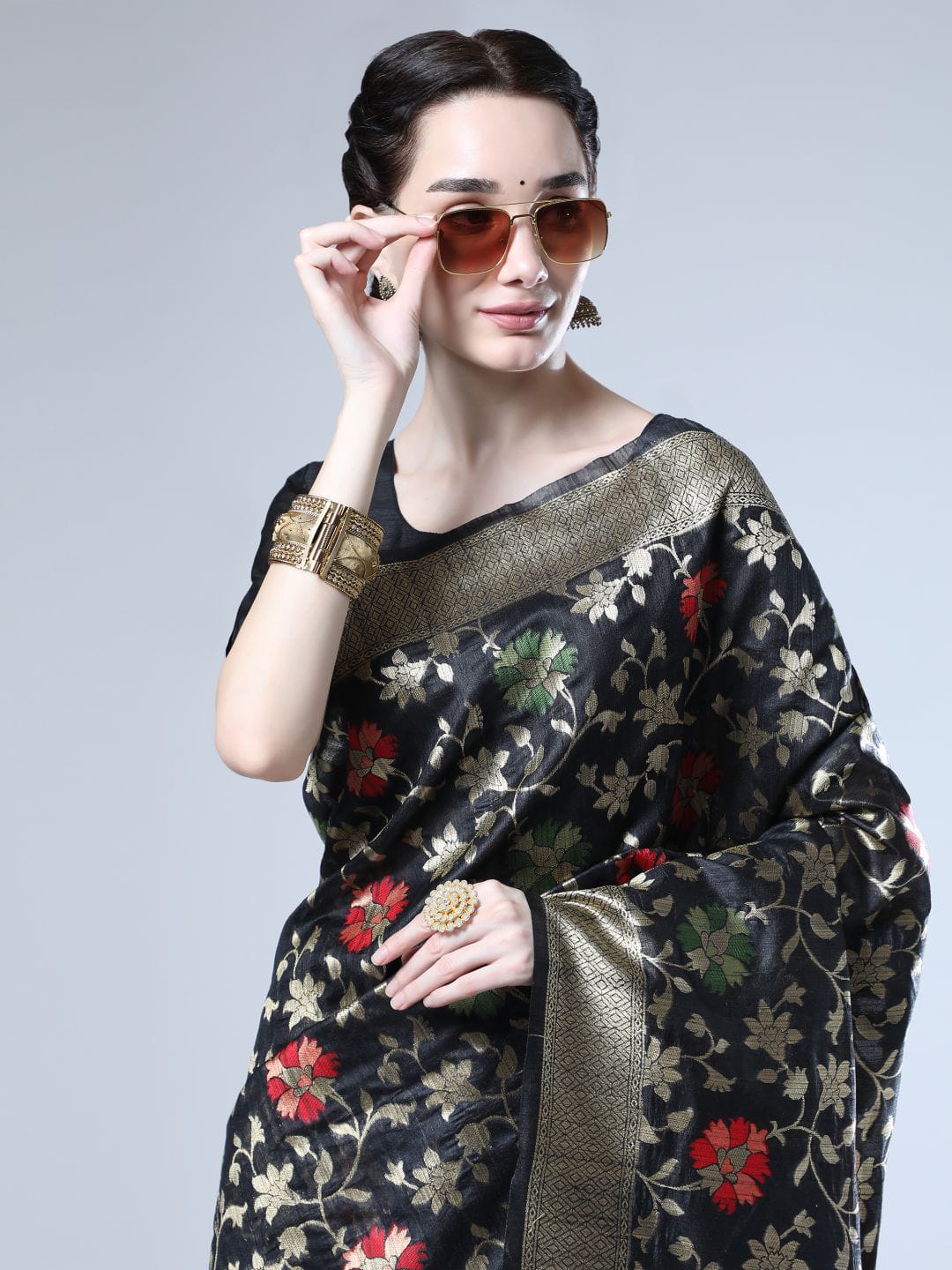 Tussar Silk Jamdani Weaving Saree Anant Tex Exports Private Limited