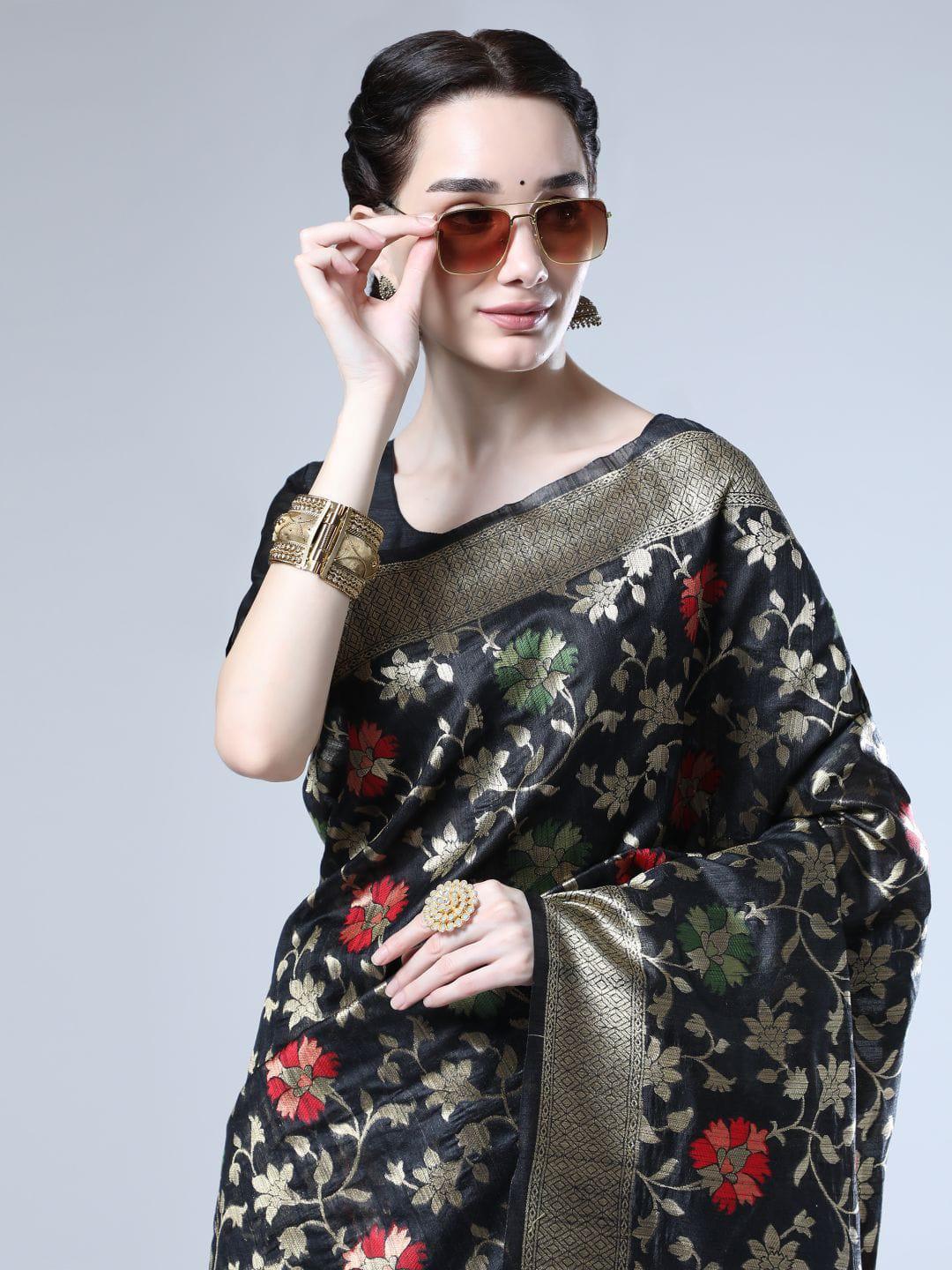 Tussar Silk Jamdani Weaving Saree Anant Tex Exports Private Limited