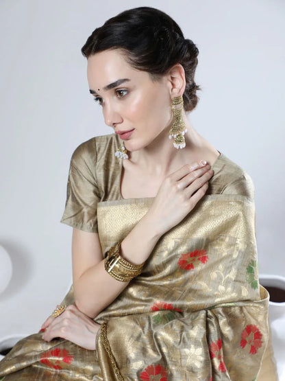 Tussar Silk Jamdani Weaving Saree Anant Tex Exports Private Limited