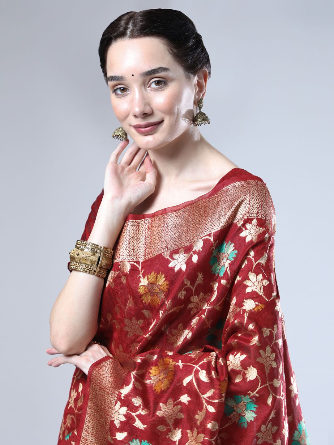 Tussar Silk Jamdani Weaving Saree Anant Tex Exports Private Limited