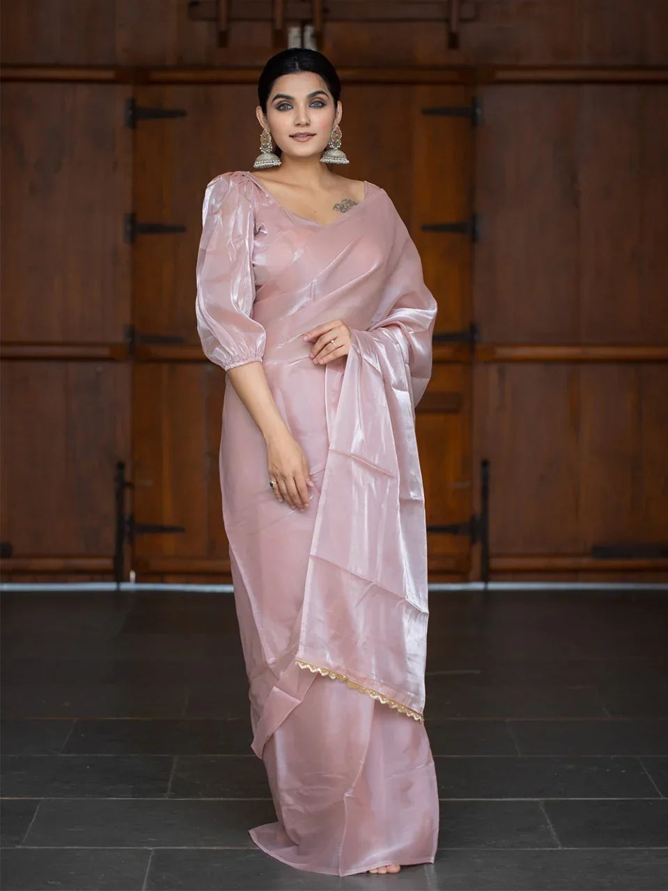 Party Wear Jimi Silk Saree Anant Tex Exports Private Limited