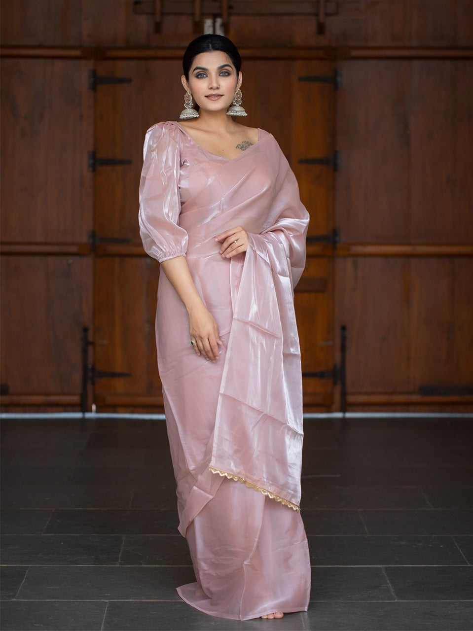 Party Wear Jimi Silk Saree Anant Tex Exports Private Limited