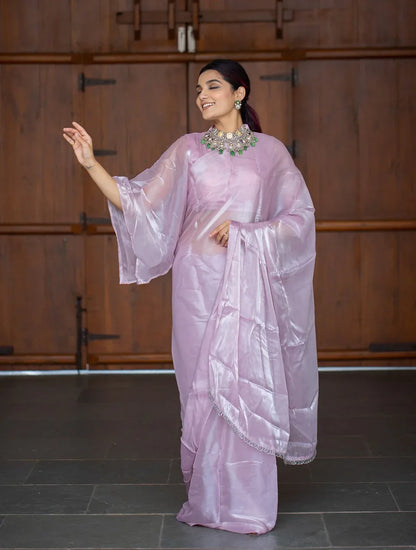 Party Wear Jimi Silk Saree Anant Tex Exports Private Limited