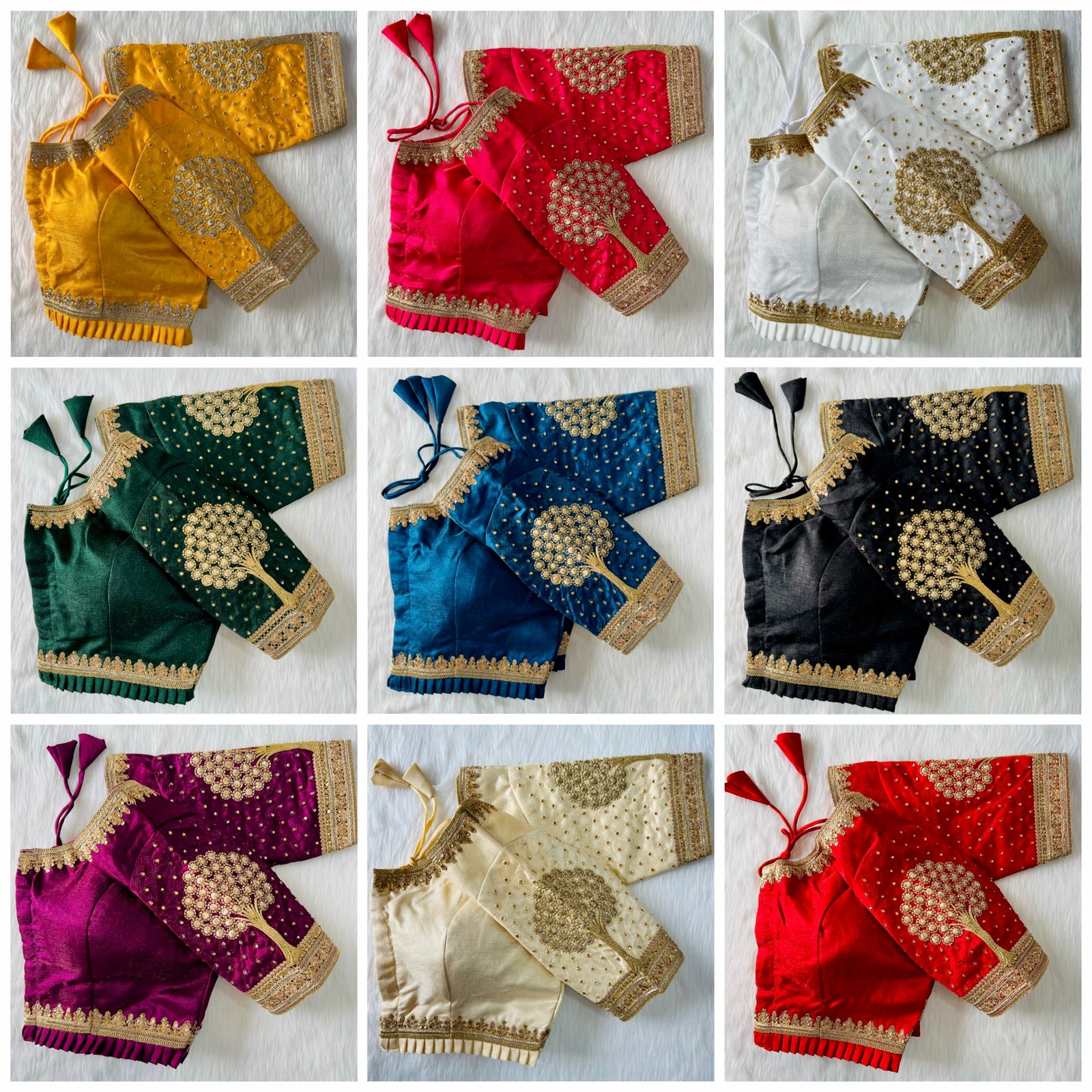 3D Embroidery Work Blouse Anant Tex Exports Private Limited