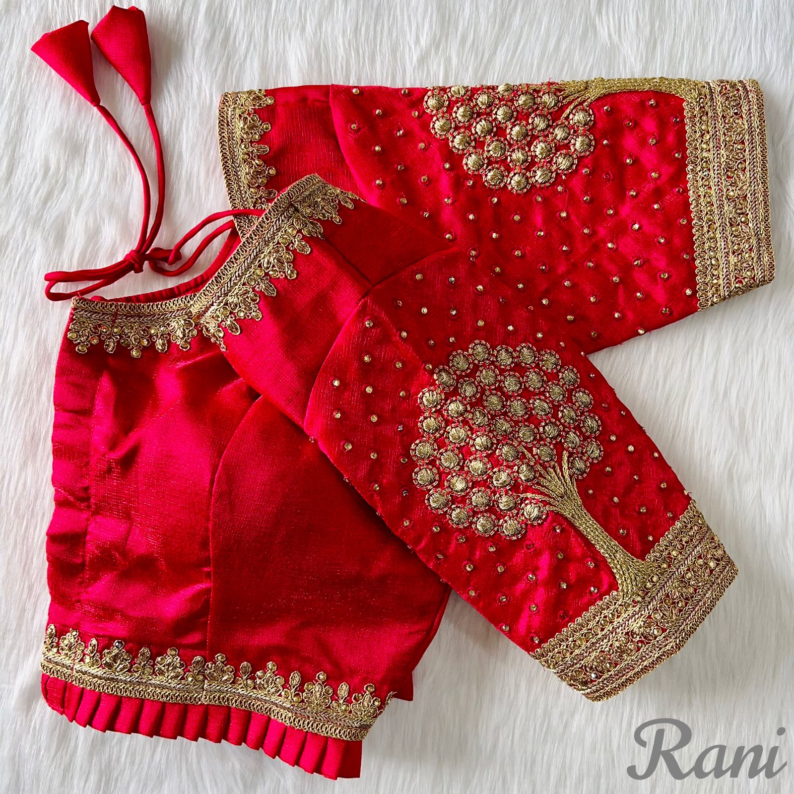 3D Embroidery Work Blouse Anant Tex Exports Private Limited