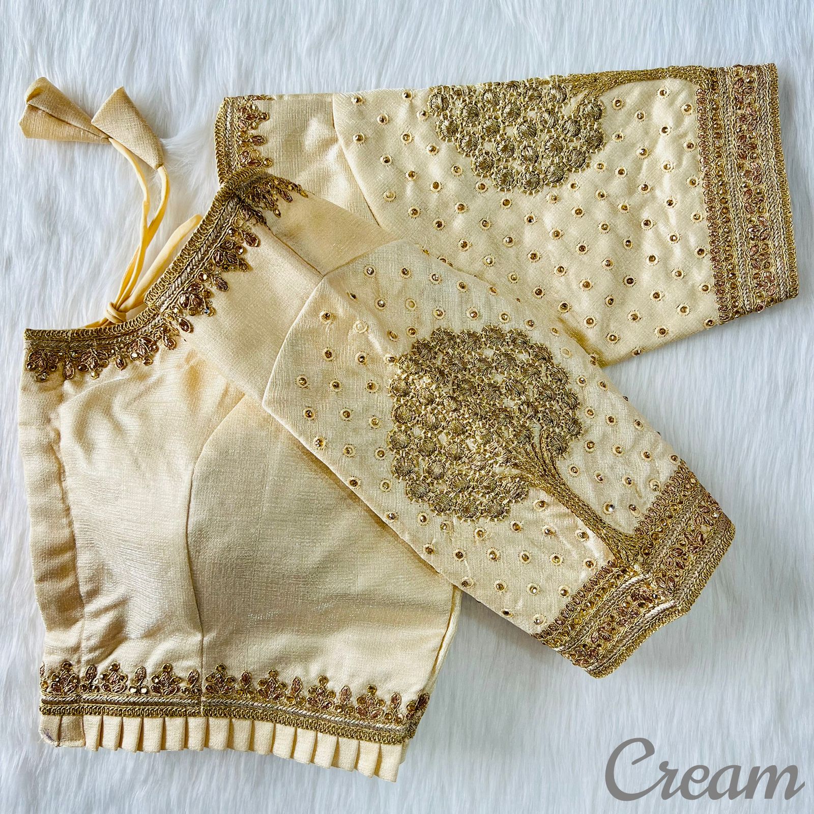 3D Embroidery Work Blouse Anant Tex Exports Private Limited