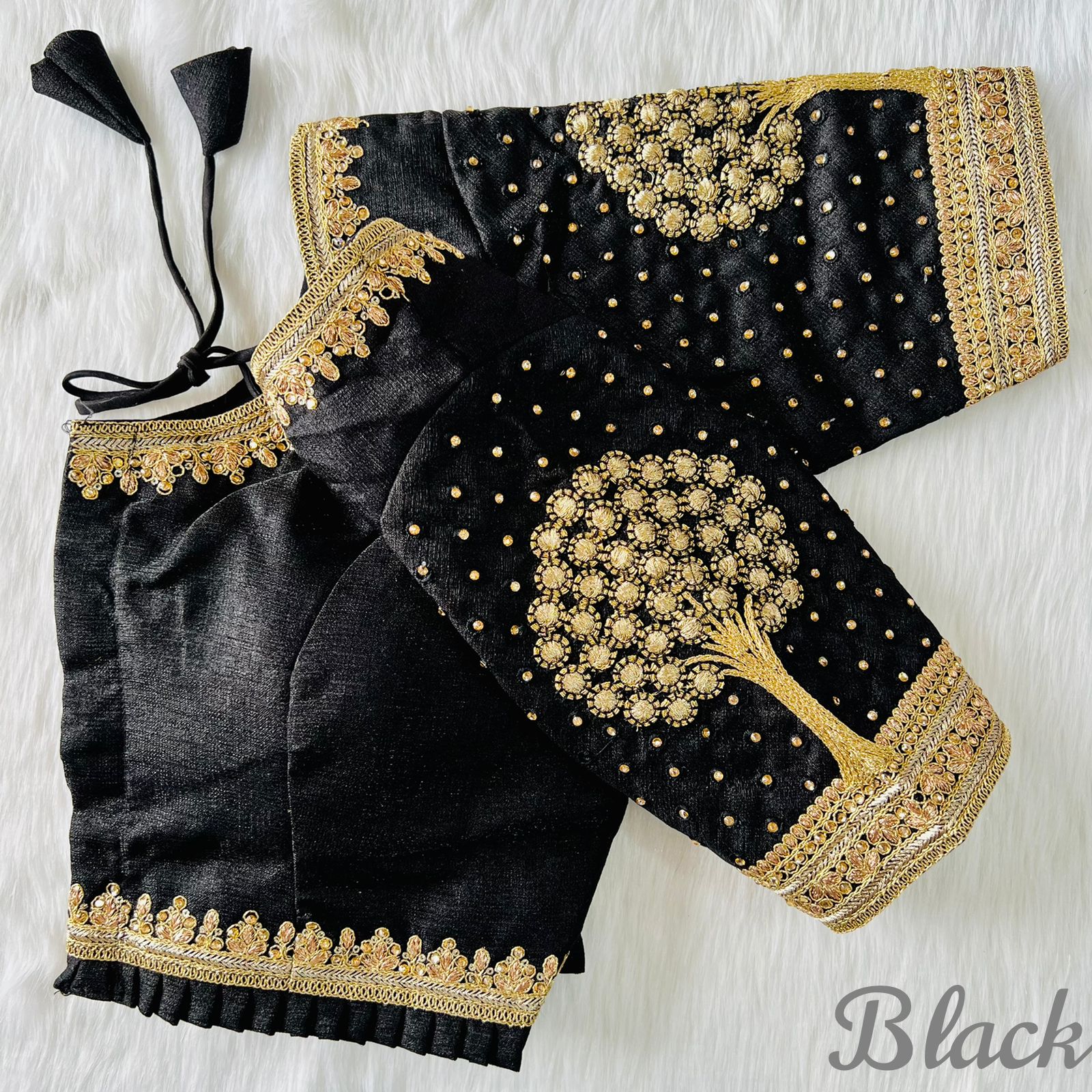 3D Embroidery Work Blouse Anant Tex Exports Private Limited