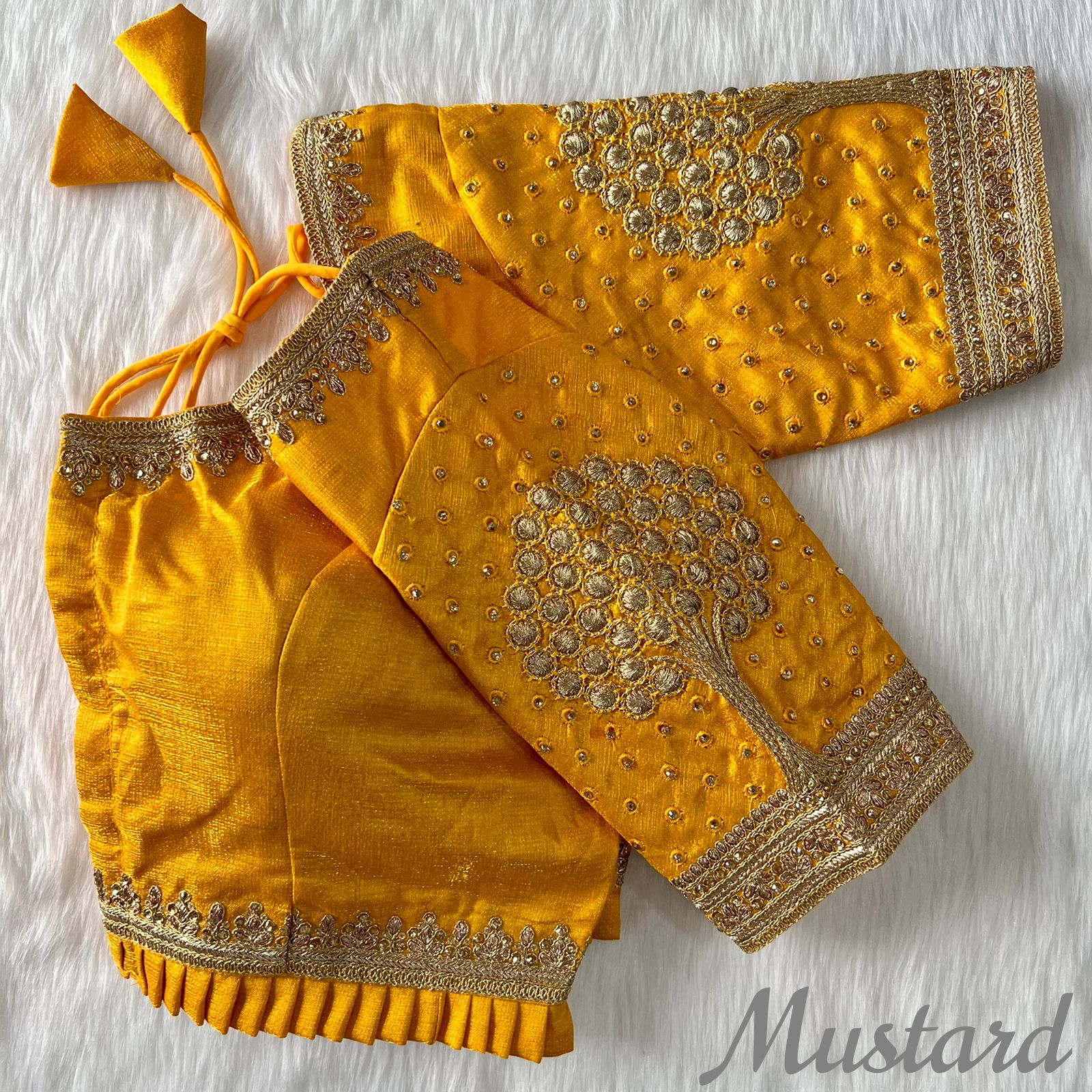 3D Embroidery Work Blouse Anant Tex Exports Private Limited