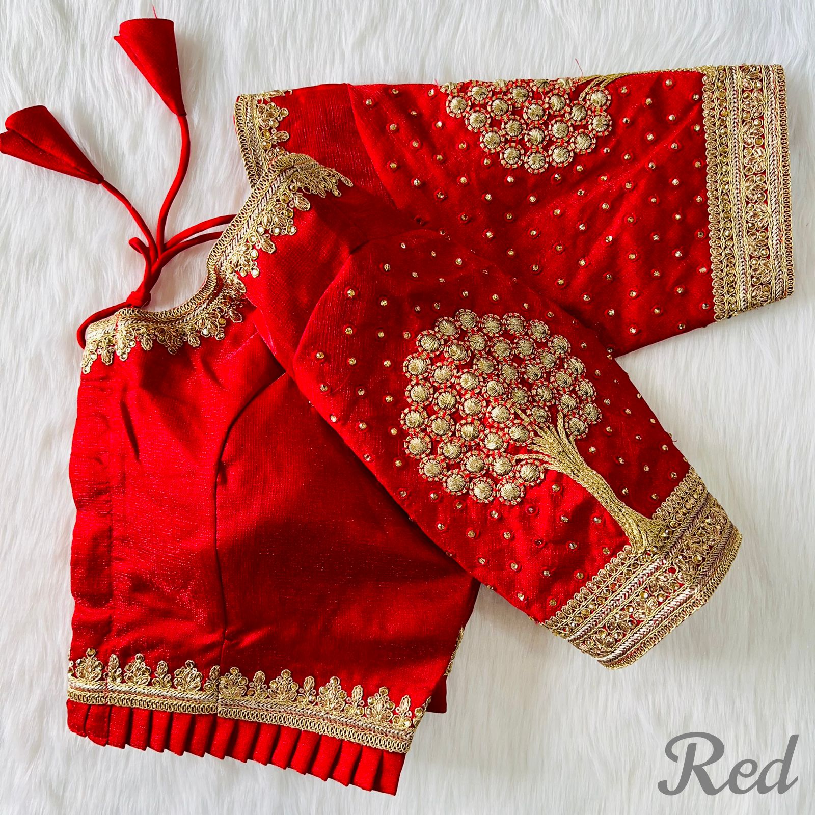 3D Embroidery Work Blouse Anant Tex Exports Private Limited