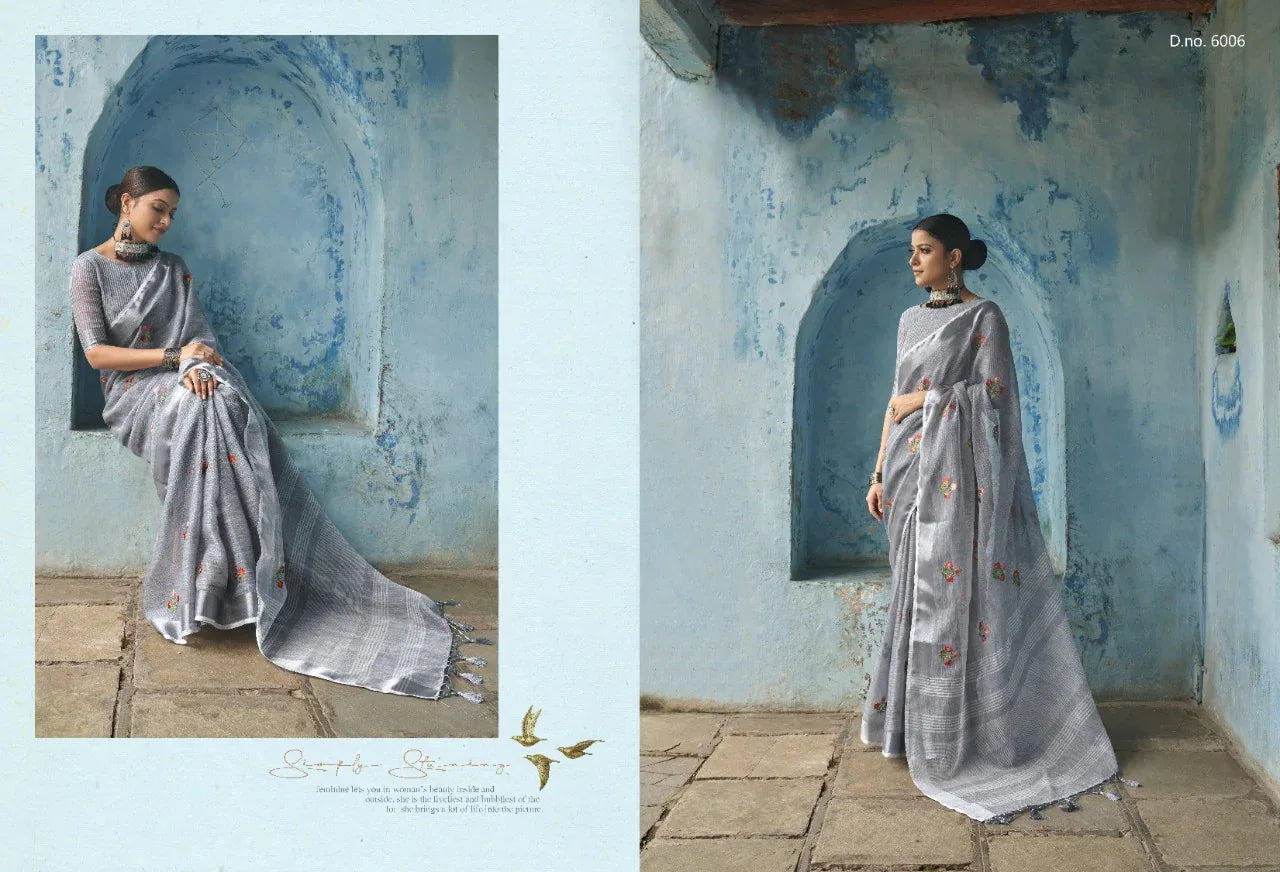 BHUMI TARA LINEN SAREE COLLECTION Anant Tex Exports Private Limited