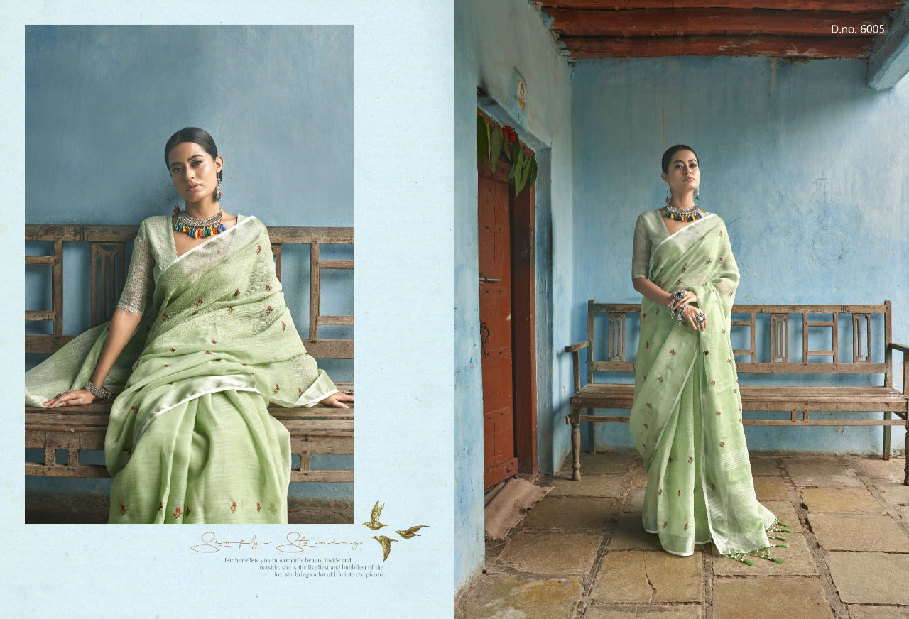 BHUMI TARA LINEN SAREE COLLECTION Anant Tex Exports Private Limited
