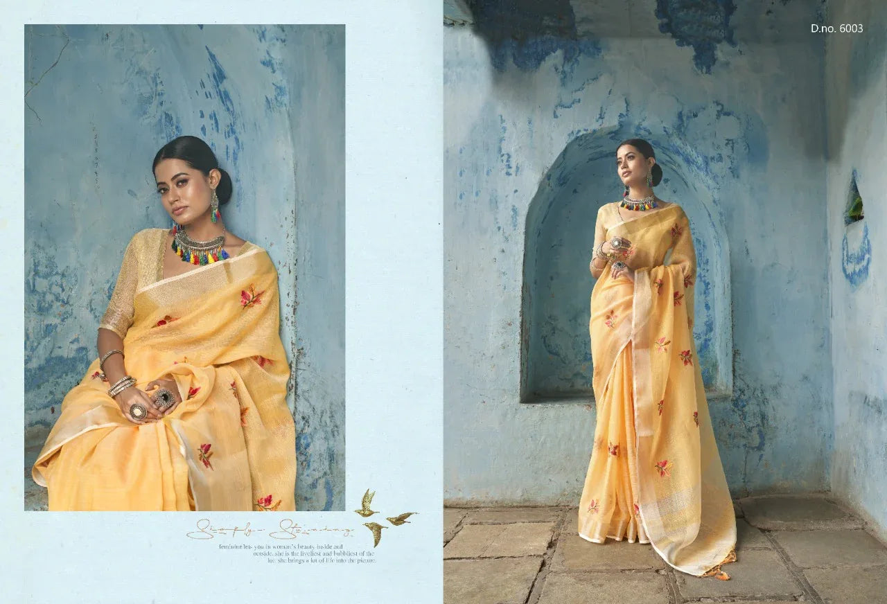 BHUMI TARA LINEN SAREE COLLECTION Anant Tex Exports Private Limited