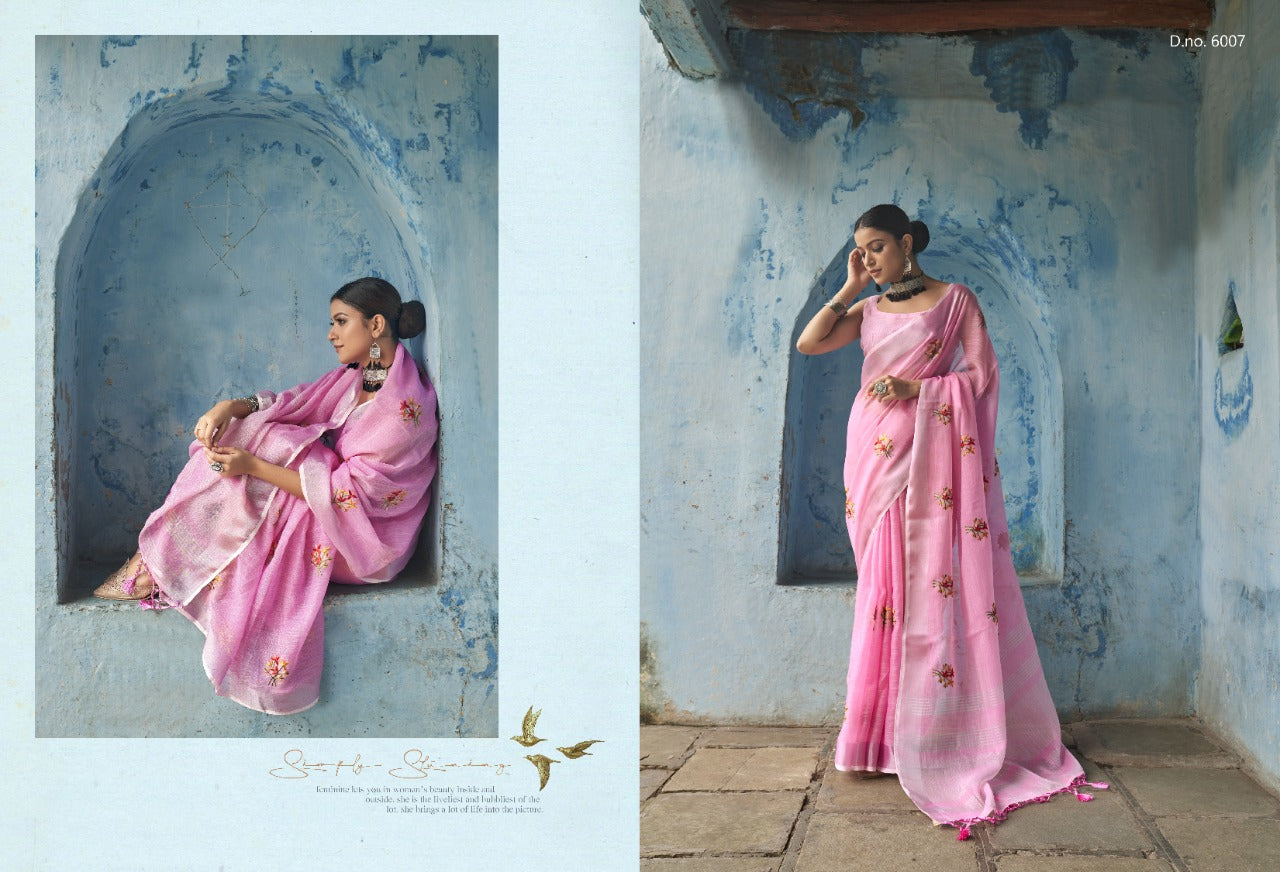 BHUMI TARA LINEN SAREE COLLECTION Anant Tex Exports Private Limited