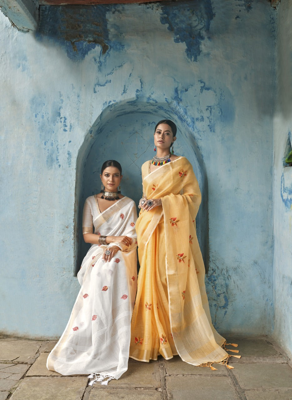 BHUMI TARA LINEN SAREE COLLECTION Anant Tex Exports Private Limited