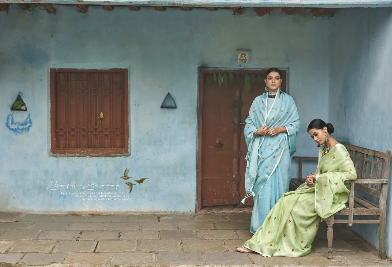 BHUMI TARA LINEN SAREE COLLECTION Anant Tex Exports Private Limited