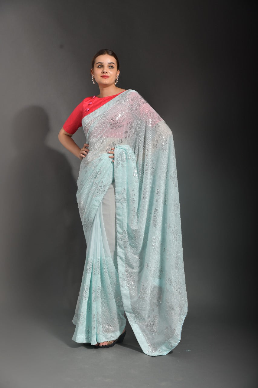 DEEKSHA GEORGETTE FESTIVE WEAR SAREE Anant Tex Exports Private Limited