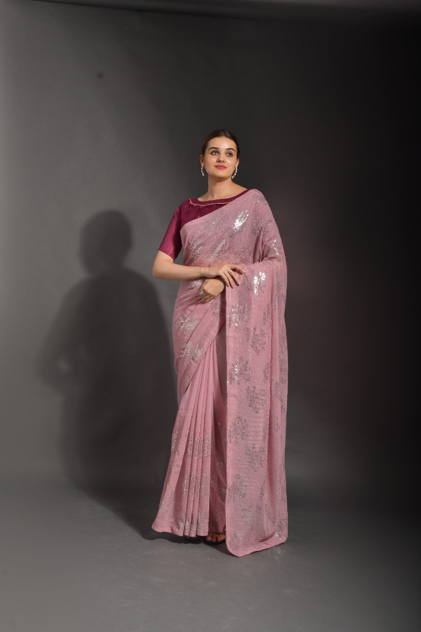 DEEKSHA GEORGETTE FESTIVE WEAR SAREE Anant Tex Exports Private Limited