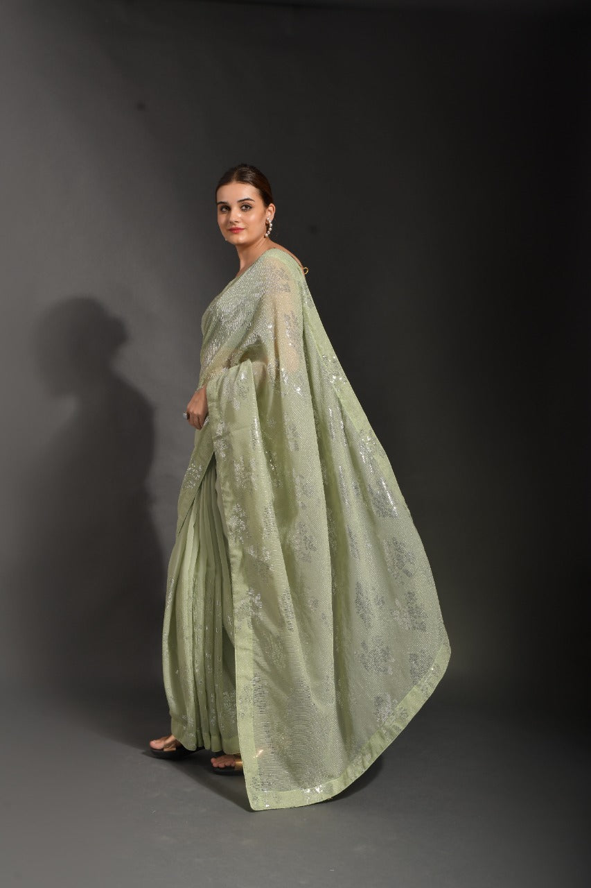 DEEKSHA GEORGETTE FESTIVE WEAR SAREE Anant Tex Exports Private Limited