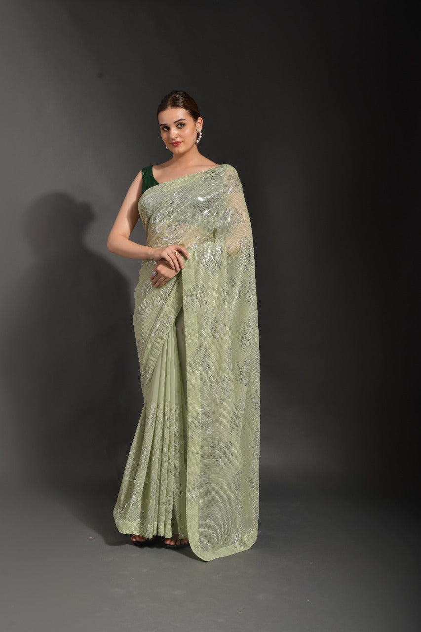 DEEKSHA GEORGETTE FESTIVE WEAR SAREE Anant Tex Exports Private Limited