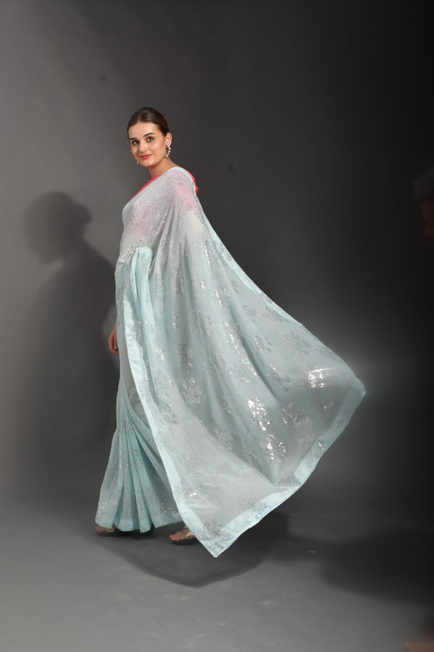 DEEKSHA GEORGETTE FESTIVE WEAR SAREE Anant Tex Exports Private Limited