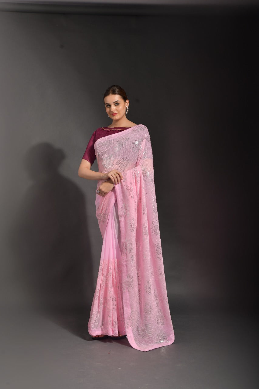 DEEKSHA GEORGETTE FESTIVE WEAR SAREE Anant Tex Exports Private Limited