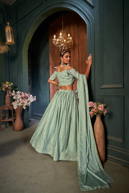 ZEEYA-NADIRA SERIES 6004-6006 PARTY WEAR LEHENGA Anant Tex Exports Private Limited