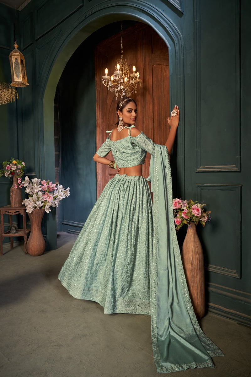 ZEEYA-NADIRA SERIES 6004-6006 PARTY WEAR LEHENGA Anant Tex Exports Private Limited