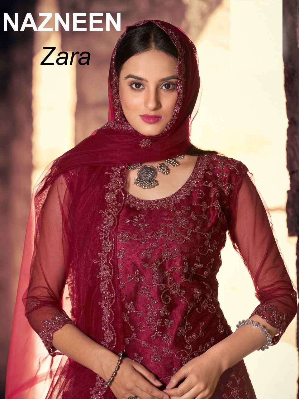 NAZNEEN ZARA 1348 SERIES EMBROIDERY SUIT Anant Tex Exports Private Limited