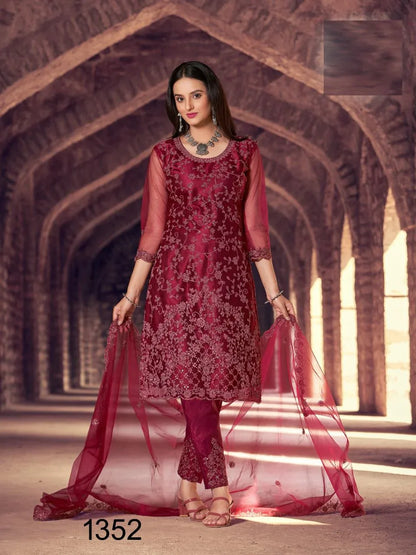 NAZNEEN ZARA 1348 SERIES EMBROIDERY SUIT Anant Tex Exports Private Limited