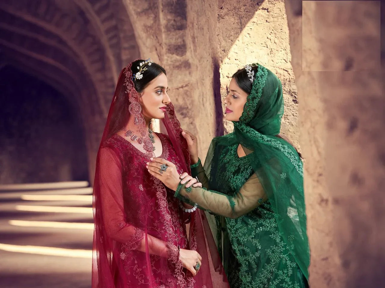 NAZNEEN ZARA 1348 SERIES EMBROIDERY SUIT Anant Tex Exports Private Limited