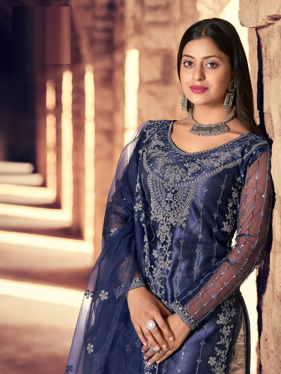 NAZNEEN ZARA 1348 SERIES EMBROIDERY SUIT Anant Tex Exports Private Limited