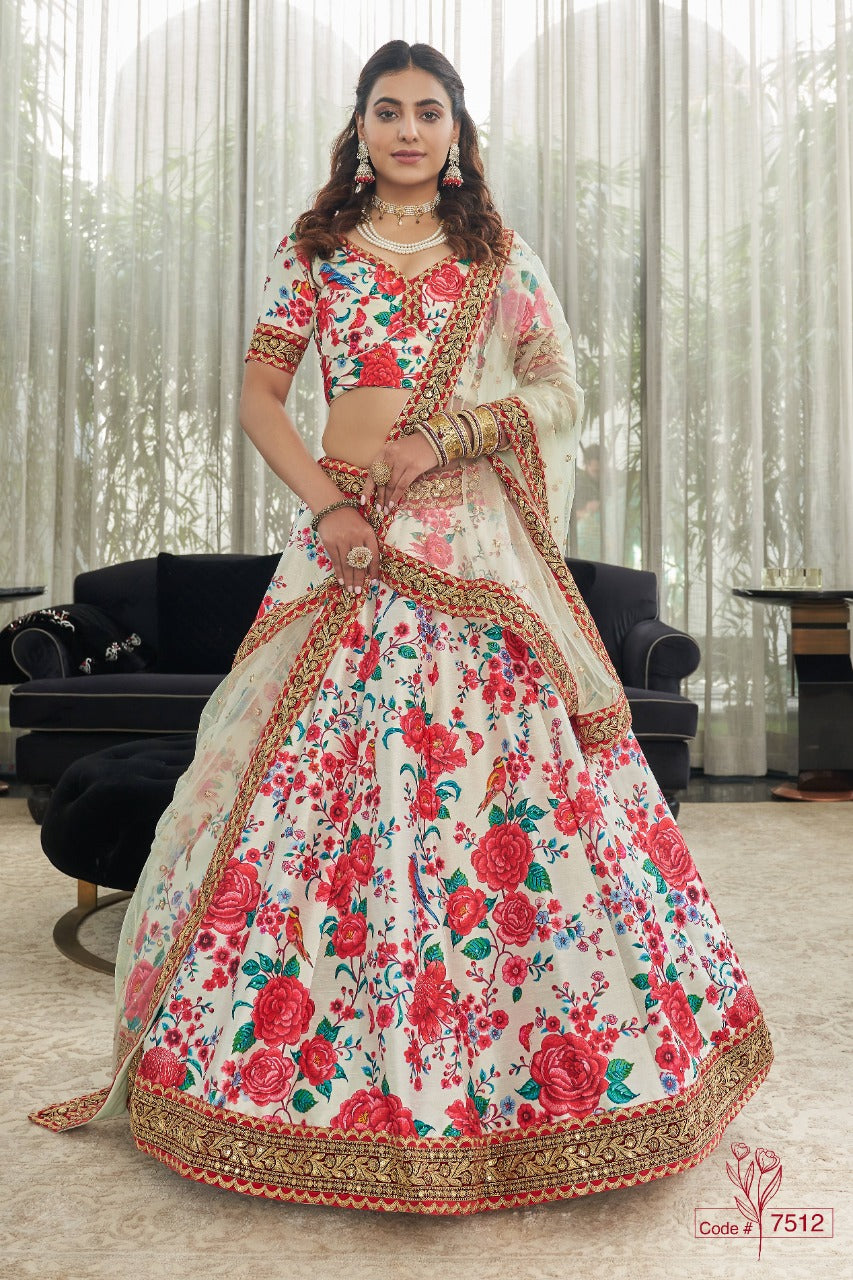 CARNATIONS VOL-2 PARTY WEAR LEHENGA CHOLI Anant Tex Exports Private Limited